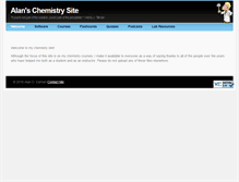 Tablet Screenshot of chemistry.alanearhart.org